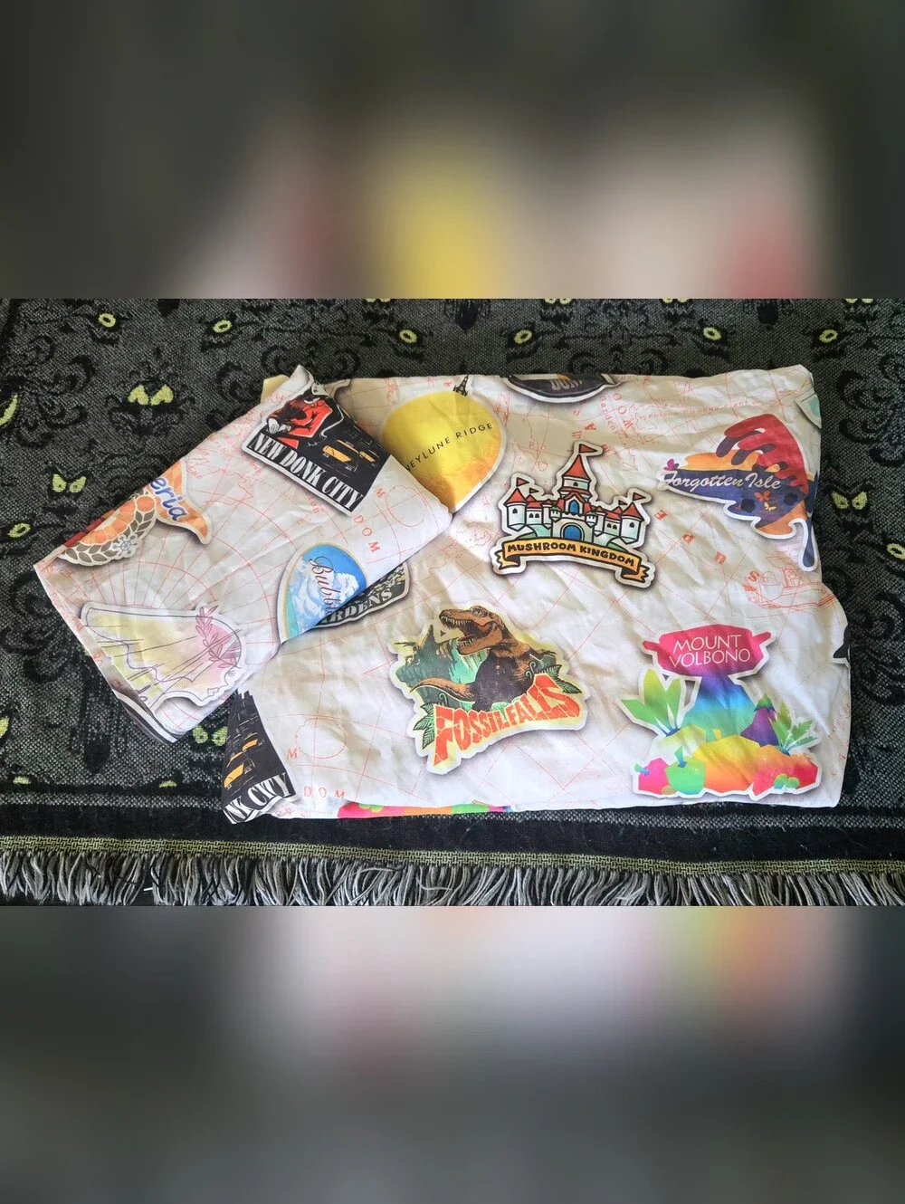 Super Mario Odyssey Twin Sheet Set